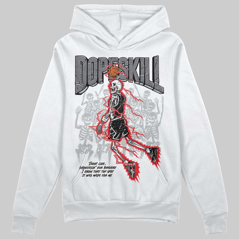 Jordan 4 “Fear” DopeSkill Hoodie Sweatshirt Thunder Dunk Graphic Streetwear - White