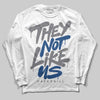 Jordan 9 Retro 'Flint Grey' 2026 DopeSkill Long Sleeve T-Shirt They Not Like Us Graphic Streetwear - White