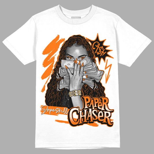 Orange, Black & White Sneakers DopeSkill T-Shirt NPC Graphic Streetwear - White 