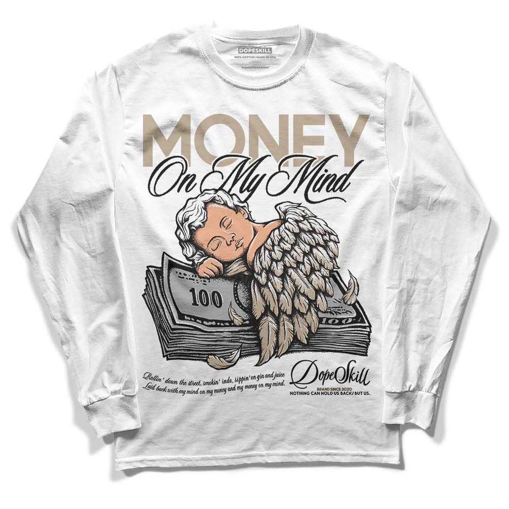 Jordan 1 High OG “Latte” DopeSkill Long Sleeve T-Shirt MOMM Graphic Streetwear - White