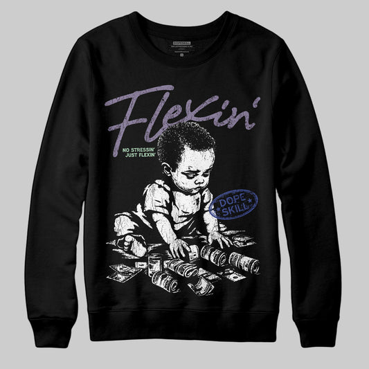 Jordan 1 Retro Low OG Zion Williamson Voodoo Alternate DopeSkill Sweatshirt Flexin' Graphic Streetwear - Black