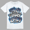 Jordan 3 "Midnight Navy" DopeSkill T-Shirt Never Forget Loyalty Graphic Streetwear - White 