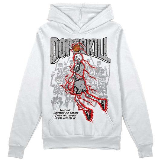 Jordan 1 Low OG “Shadow” DopeSkill Hoodie Sweatshirt Thunder Dunk Graphic Streetwear - Ưhite