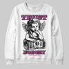Pink Sneakers DopeSkill Sweatshirt Trust Nobody Graphic Streetwear - White