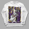 Jordan 12 “Field Purple” DopeSkill Long Sleeve T-Shirt Gotta Lotta Means Graphic Streetwear - White