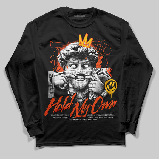 MSCHF Super Normal 2 Orange Milk DopeSkill Long Sleeve T-Shirt New Hold My Own Graphic Streetwear - Black