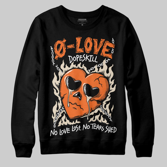 Jordan 3 “Starfish” DopeSkill Sweatshirt Crying Heart Graphic Streetwear - Black
