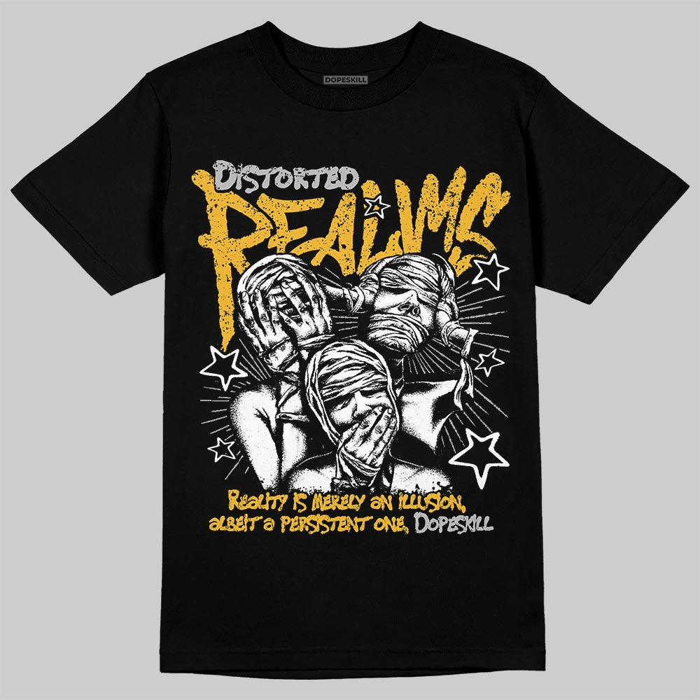 Jordan 5 'Tokyo' DopeSkill T-Shirt Distorted Realms Graphic Streetwear - black