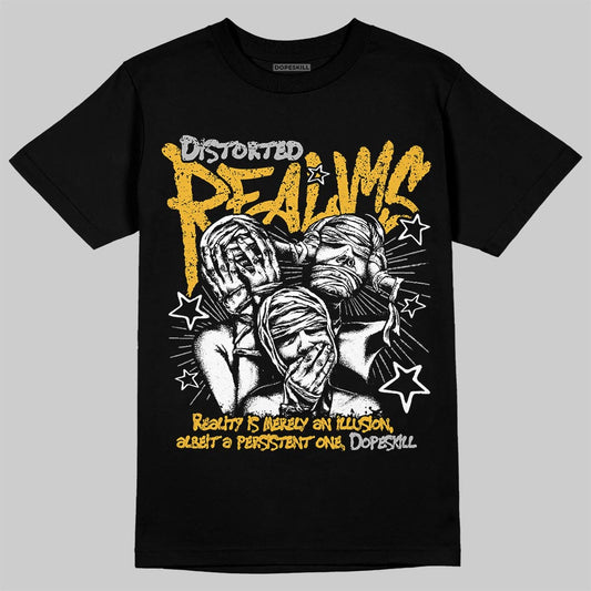 Jordan 5 'Tokyo' DopeSkill T-Shirt Distorted Realms Graphic Streetwear - black