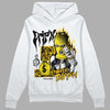 Jordan 4 Retro “Vivid Sulfur” DopeSkill Hoodie Sweatshirt Drip'n Never Tripp'n Graphic Streetwear - White 