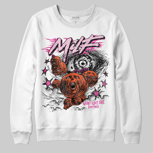 Pink Sneakers DopeSkill Sweatshirt MILF Graphic Streetwear - White 