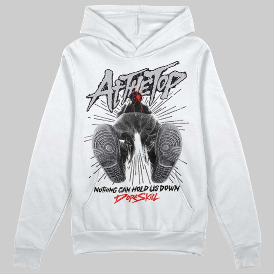 Grey Sneakers DopeSkill Hoodie Nothing Can Hold US Down Graphic Streetwear - White