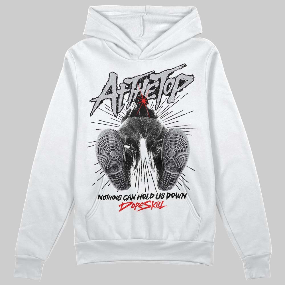Grey Sneakers DopeSkill Hoodie Nothing Can Hold US Down Graphic Streetwear - White