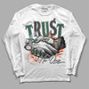 Dunk Low Team Dark Green Orange DopeSkill Long Sleeve T-Shirt Trust No One Graphic Streetwear - White 