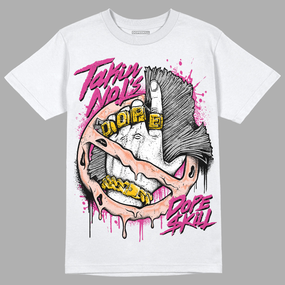 Jordan 5 Low Girls That Hoop DopeSkill T-Shirt Takin No L's Graphic Streetwear - White 