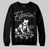Jordan 5 Retro Wolf Grey (2026) DopeSkill Sweatshirt Flexin' Graphic Streetwear - Black