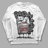 Jordan Spizike Low Bred DopeSkill Long Sleeve T-Shirt Paid In Full Graphic Streetwear - White 