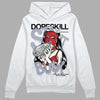 Jordan 4 “Bred Reimagined” DopeSkill Hoodie Sweatshirt Stay It Busy Graphic Streetwear - White