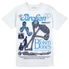 Jordan 3 "Midnight Navy" DopeSkill T-Shirt Broken Bones Graphic Streetwear - White