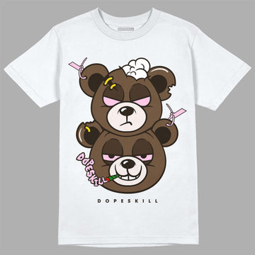 Jordan 11 Retro Neapolitan DopeSkill T-Shirt New Double Bear Graphic Streetwear