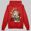 Red Sneakers DopeSkill Hoodie Sweatshirt Make Money Graphic Streetwear - Red