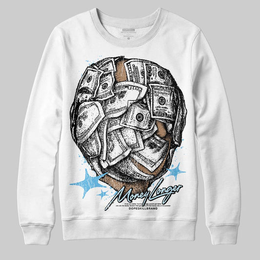 Jordan 11 Retro Legend Blue DopeSkill Sweatshirt Money Longer Graphic Streetwear - White
