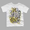 Jordan 11 Low 'Yellow Snakeskin' DopeSkill Toddler Kids T-shirt No Days Off Graphic Streetwear - White