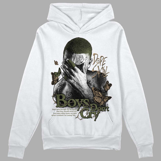 Air Max 90 Ballistic Neutral Olive DopeSkill Hoodie Sweatshirt Boys Don't Cry Graphic Streetwear - White