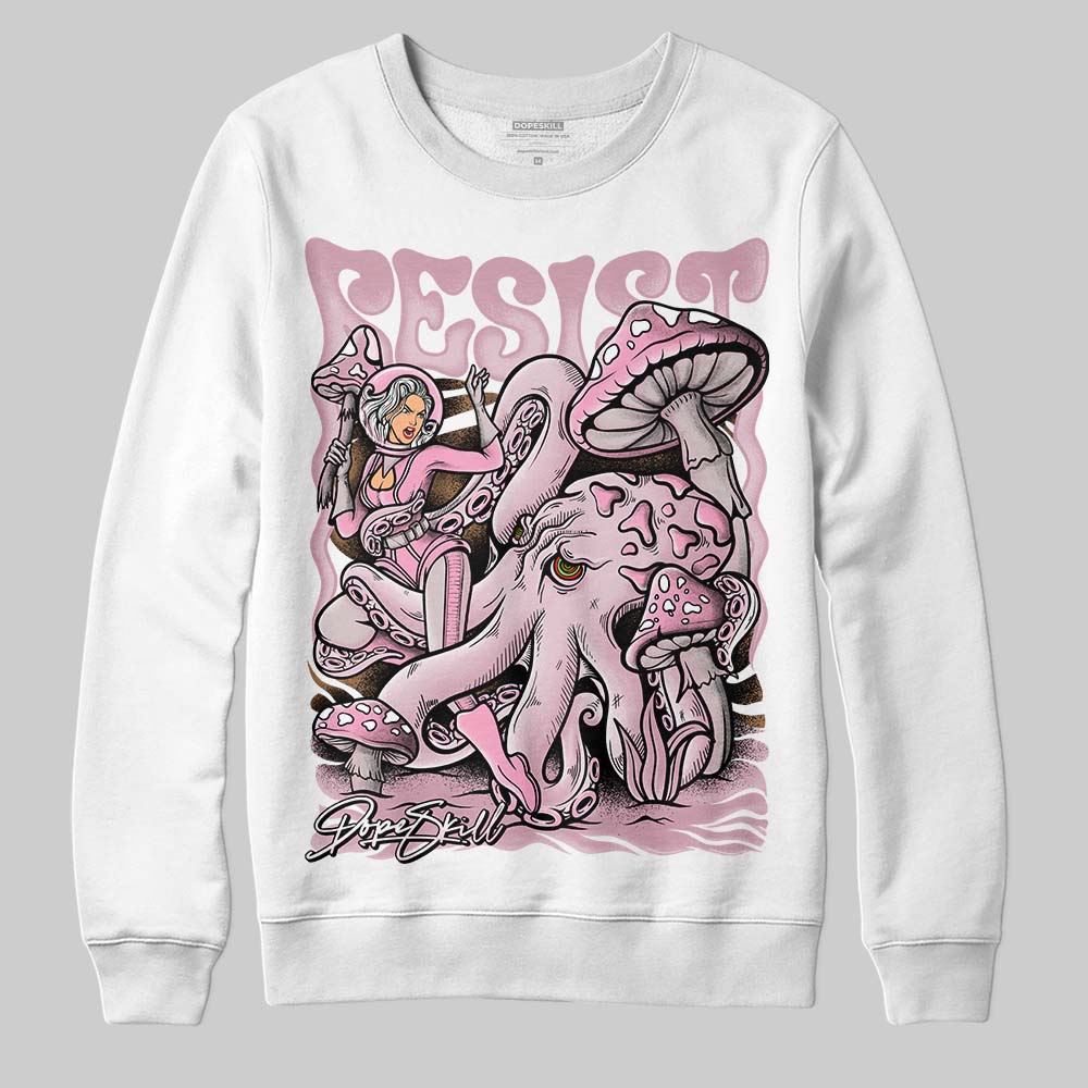 Dunk Low Teddy Bear Light Soft Pink DopeSkill Sweatshirt Resist Graphic Streetwear - White