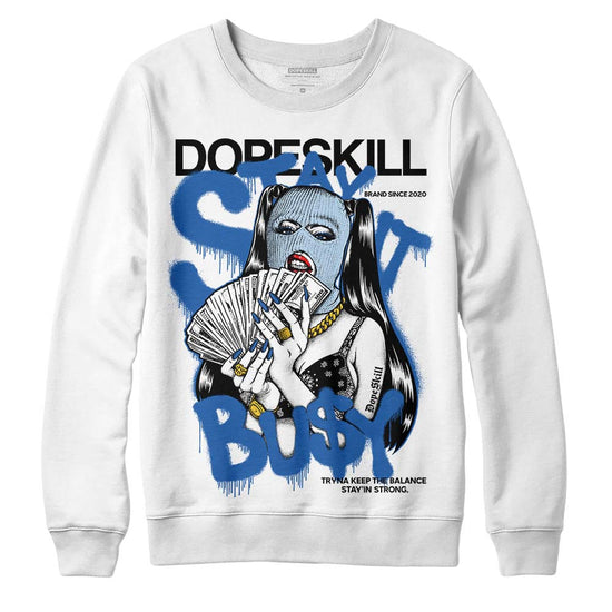 Jordan 11 Low “Space Jam” DopeSkill Sweatshirt Stay It Busy Graphic Streetwear - White