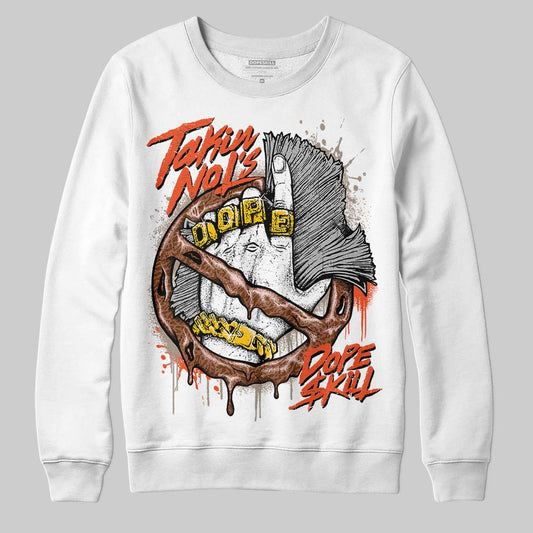 Jordan 3 “Desert Elephant” DopeSkill Sweatshirt Takin No L's Graphic Streetwear - White