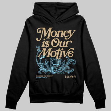 Jordan 11 City Pack “H-Town” DopeSkill Hoodie Sweatshirt Money Is Our Motive Typo Graphic Streetwear - Black