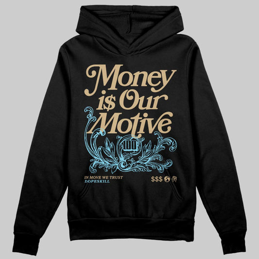 Jordan 11 City Pack “H-Town” DopeSkill Hoodie Sweatshirt Money Is Our Motive Typo Graphic Streetwear - Black
