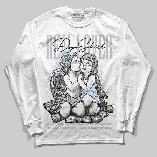 Jordan 11 Retro Low Cement Grey DopeSkill Long Sleeve T-Shirt Real Lover Graphic Streetwear - White