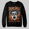 Orange, Black and White Sneakers DopeSkill Sweatshirt Root of Evil Graphic Streetwear - black
