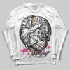 Pink Sneakers DopeSkill Long Sleeve T-Shirt Money Longer Graphic Streetwear  White