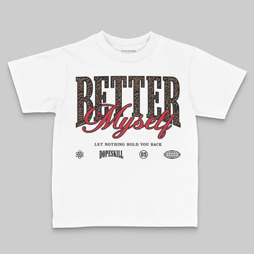 Jordan 3 "World’s Best Dad" DopeSkill Toddler Kids T-shirt Better Myself Graphic Streetwear - White 
