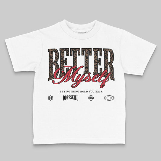 Jordan 3 "World’s Best Dad" DopeSkill Toddler Kids T-shirt Better Myself Graphic Streetwear - White 