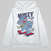 University Blue Sneakers DopeSkill Hoodie Sweatshirt Money Callin' Graphic Streetwear - White 