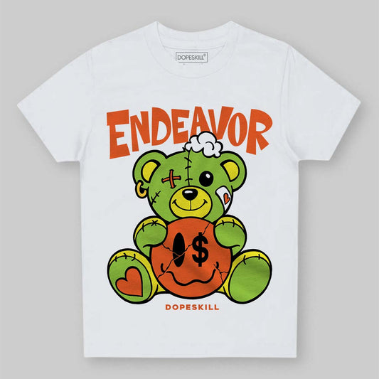 Neon Green Sneakers DopeSkill Toddler Kids T-shirt Endeavor Graphic Streetwear - White