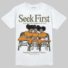 Jordan 5 "Olive" DopeSkill T-Shirt New Seek First Graphic Streetwear - White