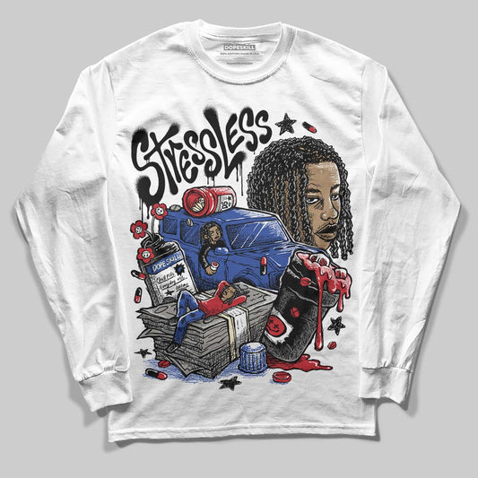 Jordan 4 “Rare Air” DopeSkill Long Sleeve T-Shirt Stressless Graphic Streetwear - White