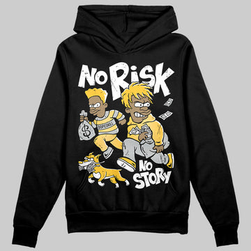 Jordan 12 "Phantom" DopeSkill Hoodie Sweatshirt No Risk No Story Graphic Streetwear - Black