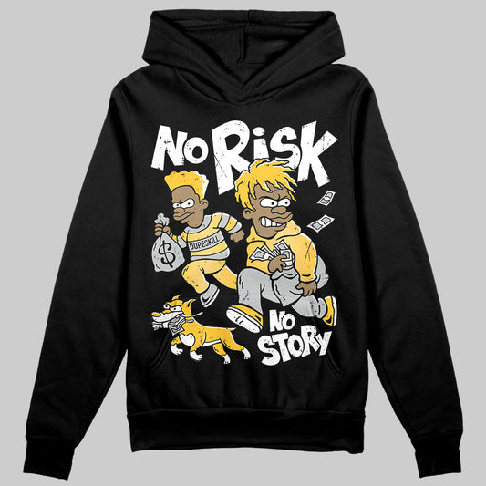 Jordan 12 "Phantom" DopeSkill Hoodie Sweatshirt No Risk No Story Graphic Streetwear - Black