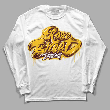 Dunk Yellow Bordeaux DopeSkill Long Sleeve T-Shirt Rare Breed Type Graphic Streetwear - White