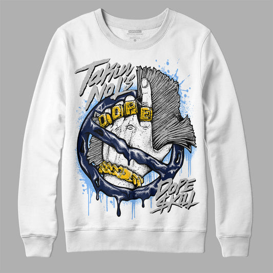 Jordan 5 Midnight Navy DopeSkill Sweatshirt Takin No L's Graphic Streetwear 