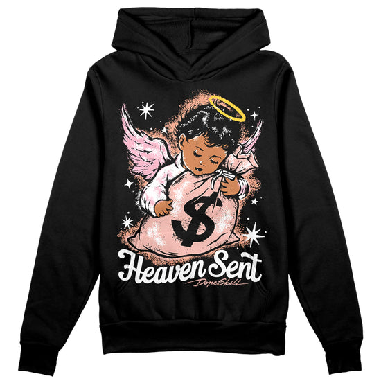 Jordan 11 Low “Legend Pink” DopeSkill Hoodie Sweatshirt Heaven Sent Graphic Streetwear - Black