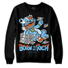 Dunk Low Futura University Blue DopeSkill Sweatshirt Born To Be Rich Graphic Streetwear - Black