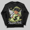 Jordan 4 GS “Light Lemon Twist” DopeSkill Long Sleeve T-Shirt Heaven Sent Graphic Streetwear - black