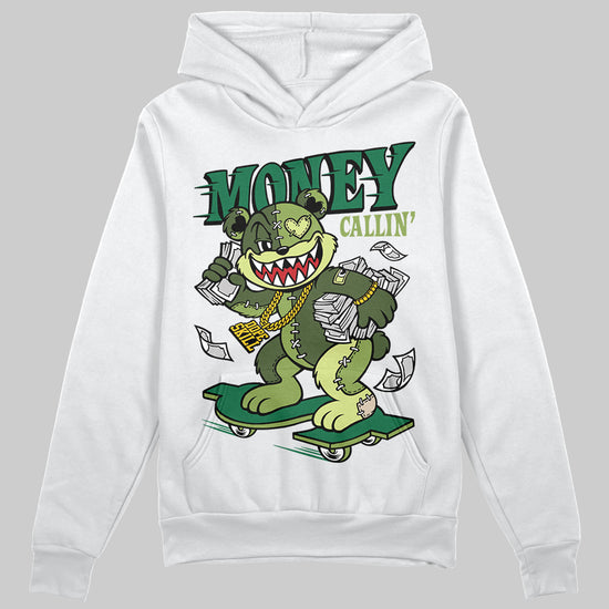 Foamposite Pro 'Pine Green' DopeSkill Hoodie Sweatshirt Money Callin' Graphic Streetwear - White
